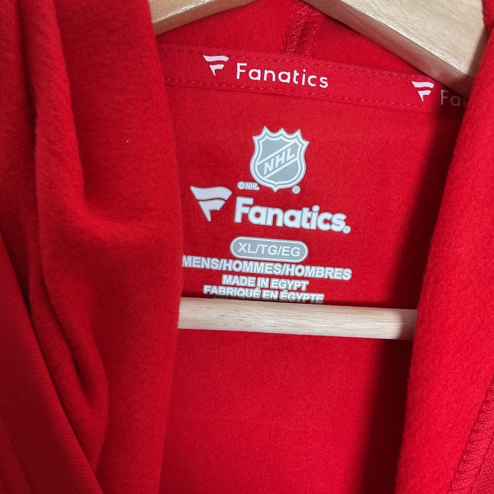 Fanatics Washington Capitals‎ NHL Red Hoodie Mens XL NWT - Picture 5 of 7